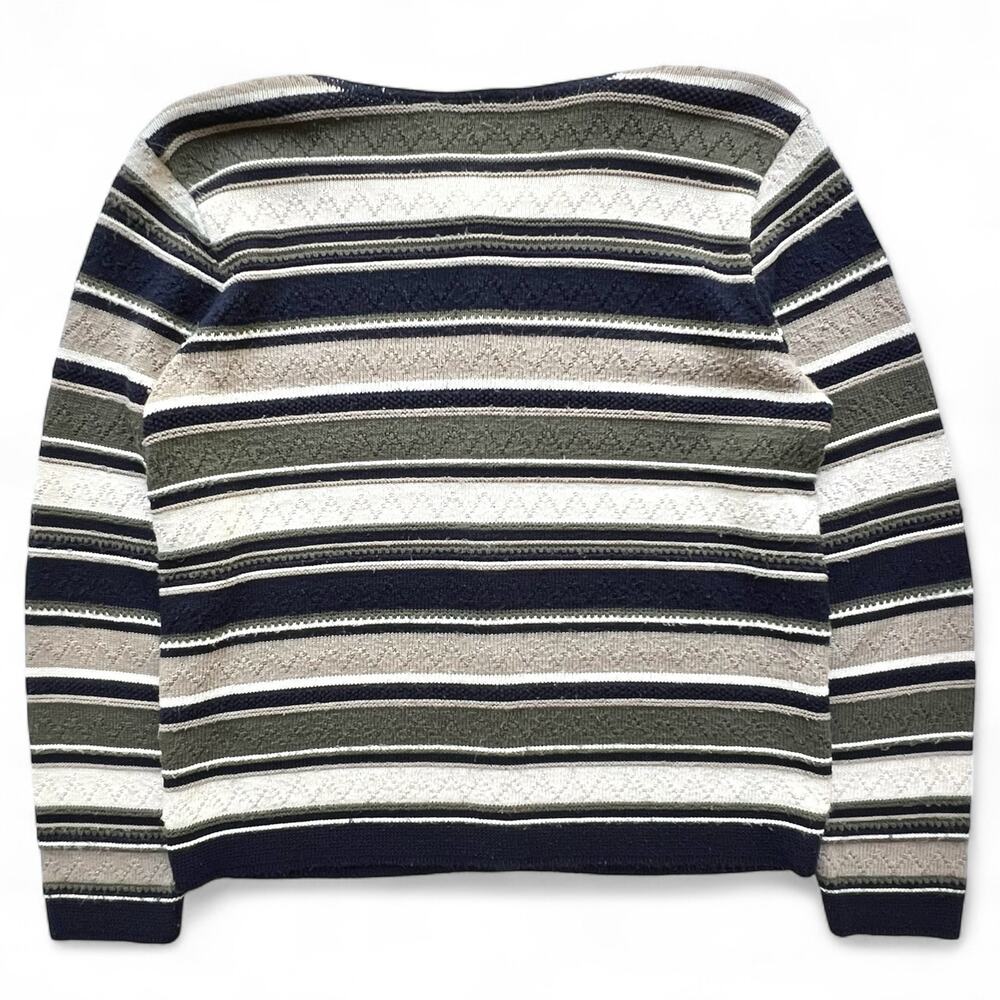 Vintage USA Made Textured Cardigan Sweater Classic Elements Granny Teacher Knit - Picture 5 of 10